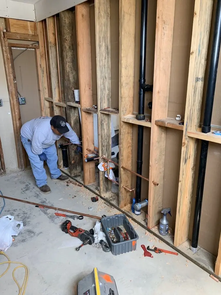 Commercial rough-in plumbing for Gas Line Repair in Dos Lagos